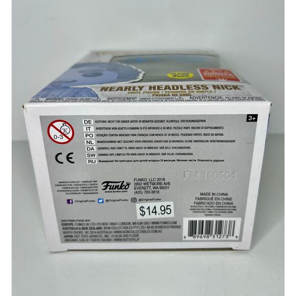 Harry Potter Signed John Cleese Nearly Headless Nick #62 Funko JSA - Picture 6 of 8